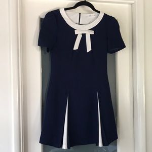 Chicwish Navy and white dress. Size XS.